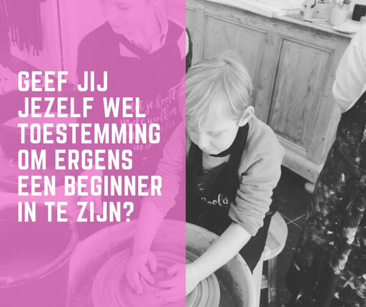 Het is toch zo fijn om een beginner te zijn