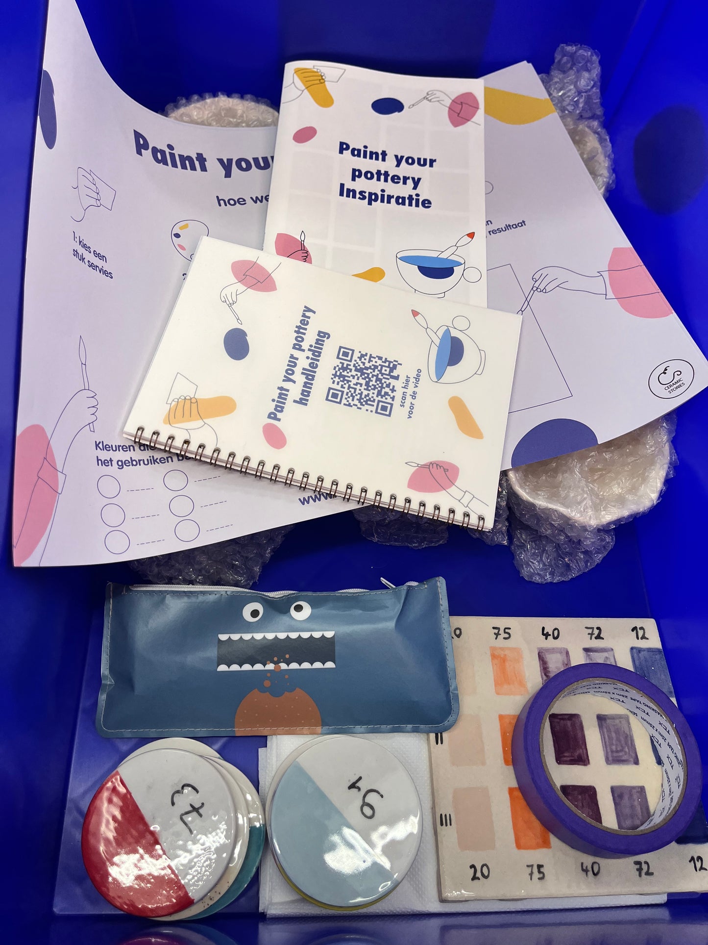Paint your pottery to go