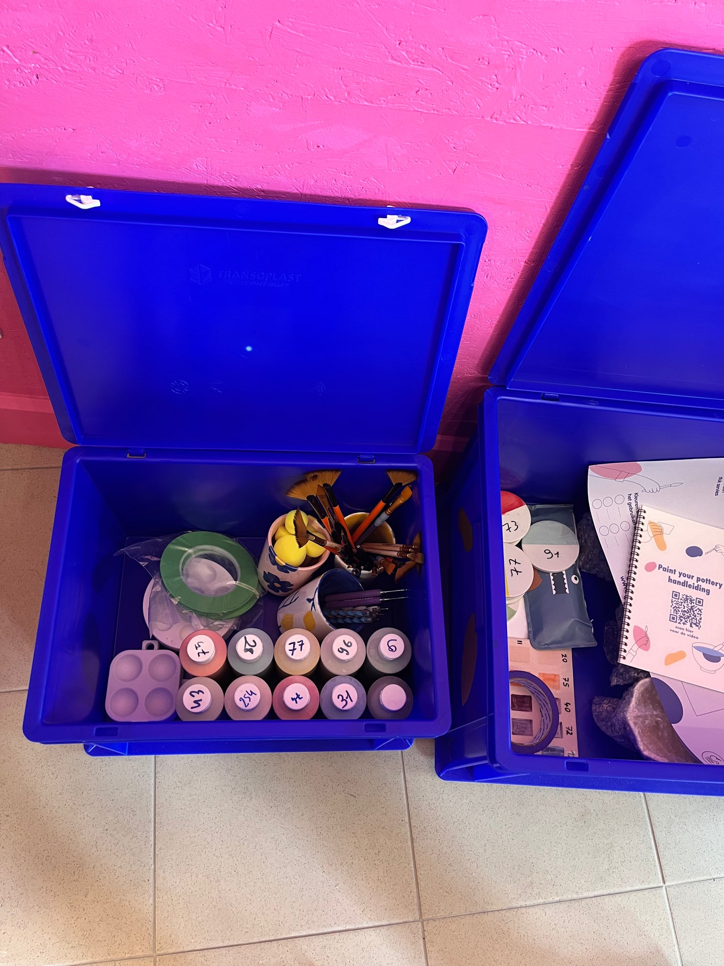 Paint your pottery to go