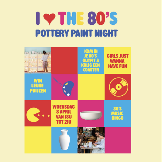 80's Pottery paint evening