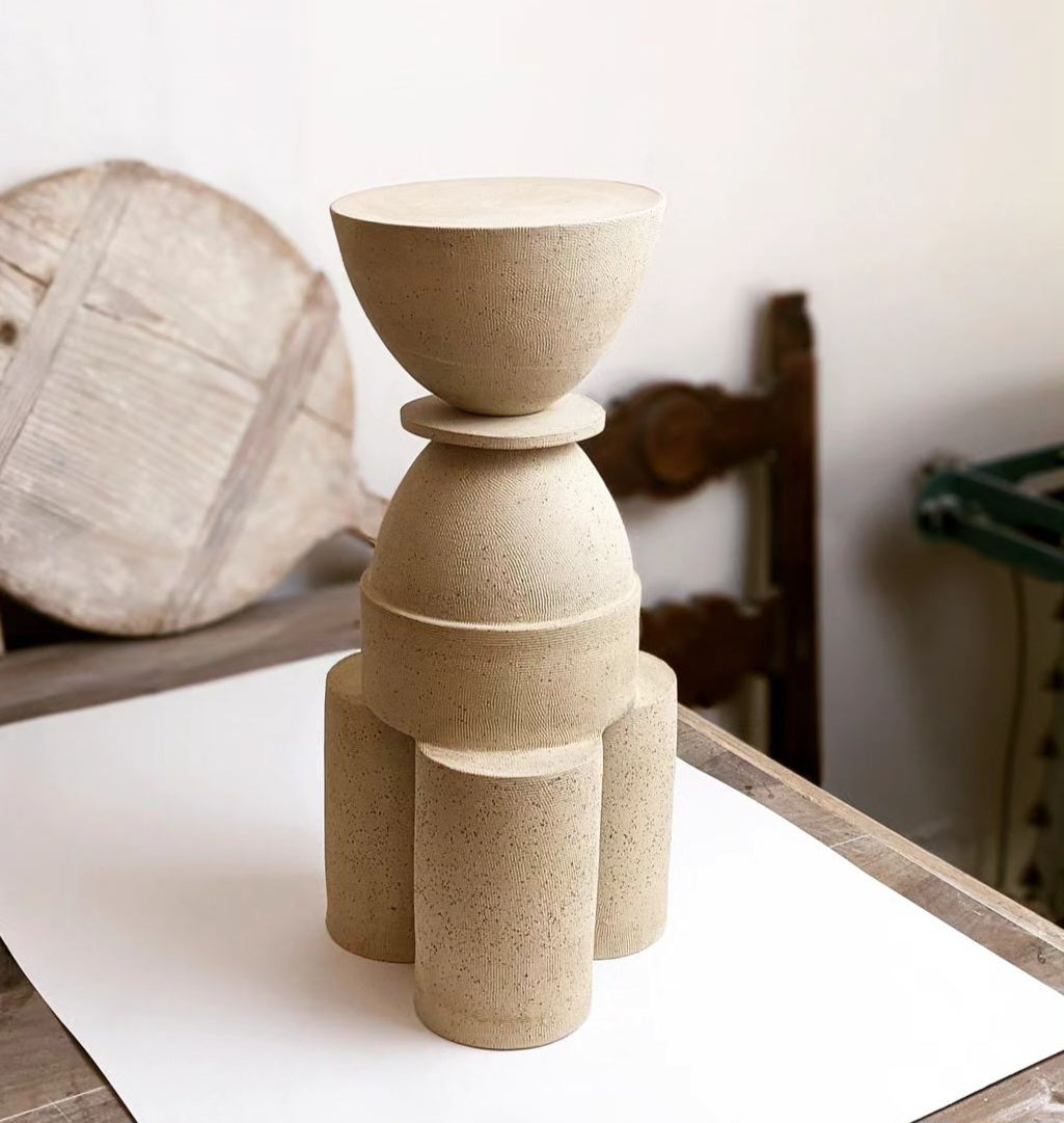 Masterclass ‘ Designing & making small furniture and interior objects in ceramics’ met Michele Hicky Gemin van Lamceramica venezia